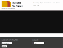 Tablet Screenshot of memoriecoloniali.org